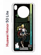 Чехол-накладка Huawei Honor 50 Lite (610636) Kruche PRINT Кавех Геншин