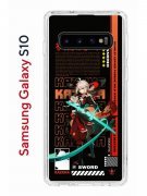 Чехол-накладка Samsung Galaxy S10 (580670) Kruche PRINT Казуха Геншин