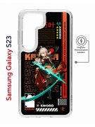 Чехол-накладка Samsung Galaxy S23 (634253) Kruche PRINT Казуха Геншин