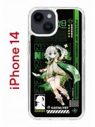 Чехол-накладка iPhone14 Kruche Print Нахида Геншин