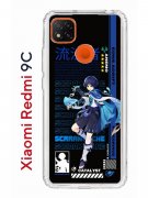 Чехол-накладка Xiaomi Redmi 9C Kruche Print Странник Геншин