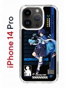 Чехол-накладка Apple iPhone 14 Pro (625958) Kruche PRINT Странник Геншин