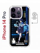 Чехол-накладка iPhone 14 Pro Kruche Magnet Print Странник Геншин