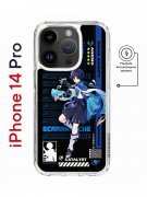 Чехол-накладка iPhone 14 Pro Kruche Magnet Print Странник Геншин