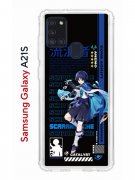 Чехол-накладка Samsung Galaxy A21S Kruche Print Странник Геншин
