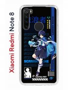 Чехол-накладка Xiaomi Redmi Note 8 Kruche Print Странник Геншин