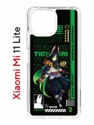 Чехол-накладка Xiaomi Mi 11 Lite/Mi 11 Lite 5G Kruche Print Тигнари Геншин
