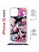 Чехол-накладка Apple iPhone 12 mini (598926) Kruche PRINT Гвен Человек-Паук