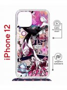 Чехол-накладка iPhone 12/12 Pro Kruche Magrope Prnt Гвен Человек-Паук