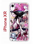 Чехол-накладка iPhone XR Kruche Print Гвен Человек-Паук