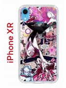 Чехол-накладка iPhone XR Kruche Print Гвен Человек-Паук