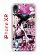 Чехол-накладка iPhone XR Kruche Print Гвен Человек-Паук