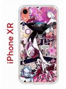 Чехол-накладка iPhone XR Kruche Print Гвен Человек-Паук