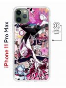 Чехол-накладка Apple iPhone 11 Pro Max (598895) Kruche PRINT Гвен Человек-Паук