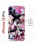 Чехол-накладка Apple iPhone 12 Pro (610612) Kruche PRINT Гвен Человек-Паук