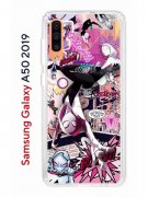 Чехол-накладка Samsung Galaxy A50 2019 (583850) Kruche PRINT Гвен Человек-Паук