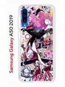 Чехол-накладка Samsung Galaxy A50 2019 (583850) Kruche PRINT Гвен Человек-Паук