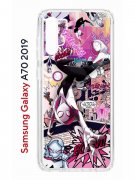 Чехол-накладка Samsung Galaxy A70 2019 (580673) Kruche PRINT Гвен Человек-Паук