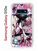 Чехол-накладка Samsung Galaxy S10e Kruche Print Гвен Человек-Паук