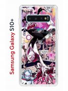 Чехол-накладка Samsung Galaxy S10+ (580661) Kruche PRINT Гвен Человек-Паук