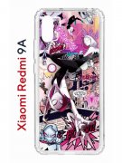 Чехол-накладка Xiaomi Redmi 9A Kruche Print Гвен Человек-Паук