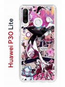 Чехол-накладка Huawei P30 Lite/Honor 20S/Honor 20 Lite/Nova 4e Kruche Print Гвен Человек-Паук