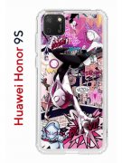 Чехол-накладка Huawei Honor 9S  (588929) Kruche PRINT Гвен Человек-Паук