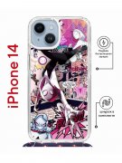 Чехол-накладка iPhone 14 Kruche Magrope Print Гвен Человек-Паук