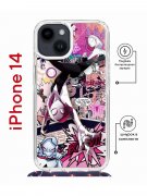 Чехол-накладка iPhone 14 Kruche Magrope Print Гвен Человек-Паук