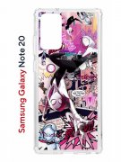 Чехол-накладка Samsung Galaxy Note 20 (588938) Kruche PRINT Гвен Человек-Паук