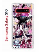 Чехол-накладка Samsung Galaxy S10 (580670) Kruche PRINT Гвен Человек-Паук