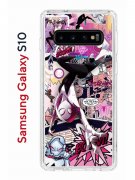 Чехол-накладка Samsung Galaxy S10 (580670) Kruche PRINT Гвен Человек-Паук