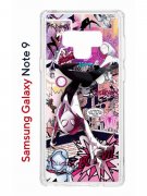 Чехол-накладка Samsung Galaxy Note 9 Kruche Print Гвен Человек-Паук