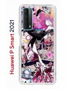 Чехол-накладка Huawei P Smart 2021 (594564) Kruche PRINT Гвен Человек-Паук