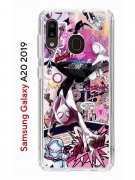 Чехол-накладка Samsung Galaxy A20 2019 (580663) Kruche PRINT Гвен Человек-Паук