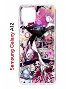 Чехол-накладка Samsung Galaxy A12/M12 Kruche Print Гвен Человек-Паук