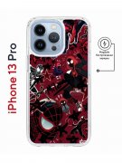 Чехол-накладка iPhone 13 Pro Kruche Magnet Print Майлз Человек-паук