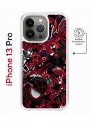 Чехол-накладка iPhone 13 Pro Kruche Magnet Print Майлз Человек-паук