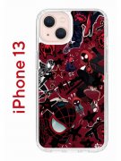 Чехол-накладка iPhone 13 Kruche Print Майлз Человек-паук