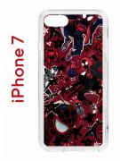 Чехол-накладка iPhone 7/8/SE (2020)/SE (2022) Kruche Print Майлз Человек-паук