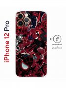 Чехол-накладка iPhone 12 Pro Kruche Print Майлз Человек-паук