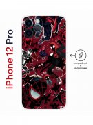 Чехол-накладка iPhone 12 Pro Kruche Print Майлз Человек-паук