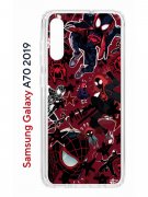 Чехол-накладка Samsung Galaxy A70 2019 (580673) Kruche PRINT Майлз Человек-паук