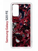 Чехол-накладка Samsung Galaxy S20 FE Kruche Print Майлз Человек-паук