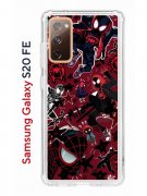 Чехол-накладка Samsung Galaxy S20 FE Kruche Print Майлз Человек-паук