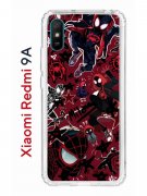 Чехол-накладка Xiaomi Redmi 9A Kruche Print Майлз Человек-паук