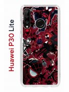 Чехол-накладка Huawei P30 Lite/Honor 20S/Honor 20 Lite/Nova 4e Kruche Print Майлз Человек-паук