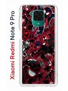Чехол-накладка Xiaomi Redmi Note 9 Pro/Note 9S/Redmi Note 9 Pro Max Kruche Print Майлз Человек-паук