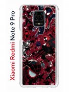 Чехол-накладка Xiaomi Redmi Note 9 Pro/Note 9S/Redmi Note 9 Pro Max Kruche Print Майлз Человек-паук