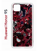 Чехол-накладка Huawei Honor 9S  (588929) Kruche PRINT Майлз Человек-паук